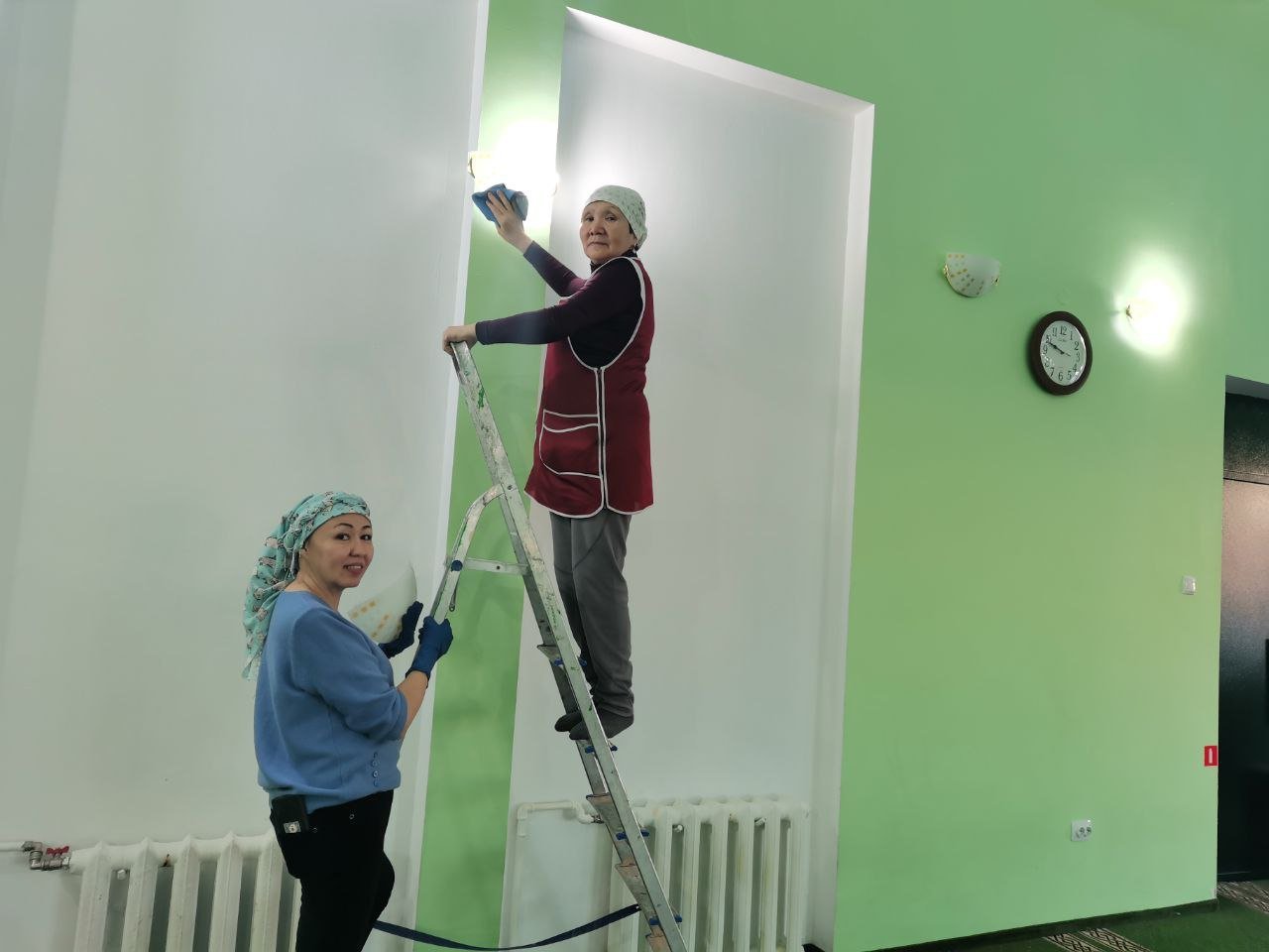 Мечеть за лето преобразилась