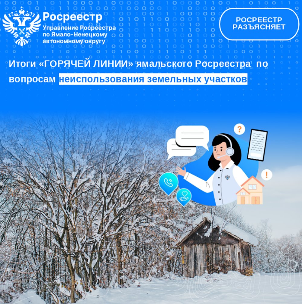 Итоги «горячей линии» ямальского Росреестра